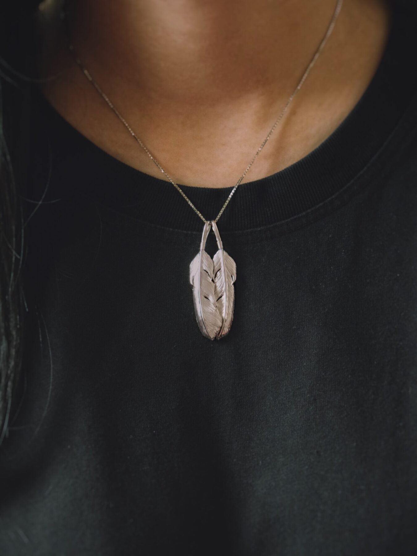 DSCF1972 FEATHER Pendant (S)