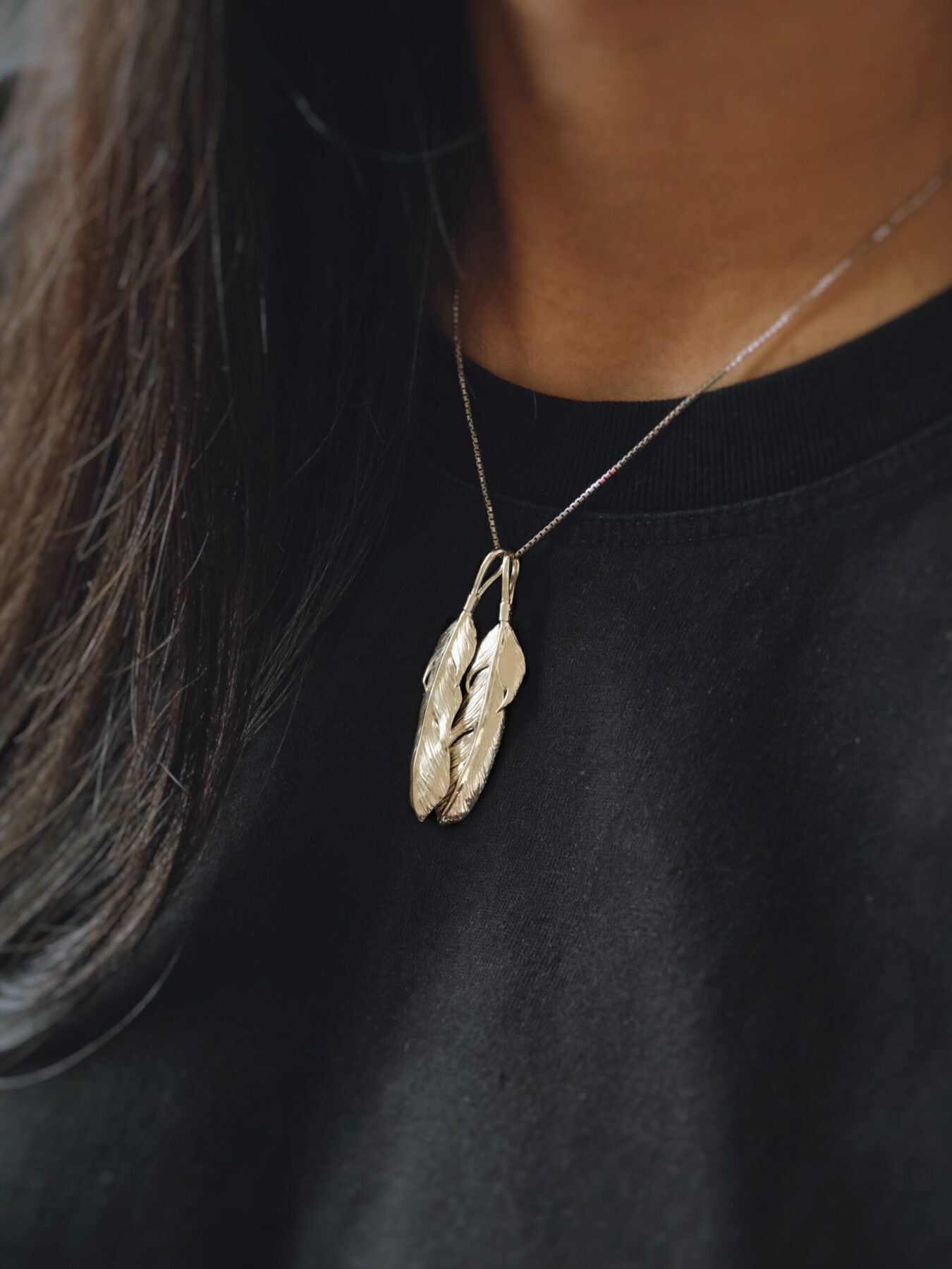 DSCF1997 FEATHER Pendant (S)